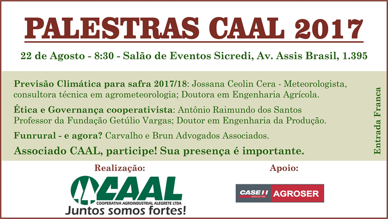 Palestras CAAL 2017
